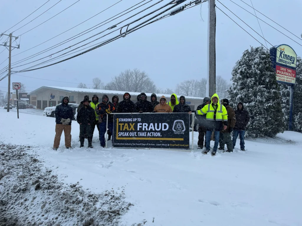 A Little Snow Can't Deter UBC Members in Plattsburgh NY