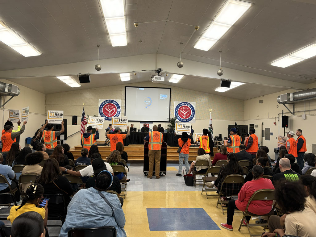 Compton Calif. school board heard from Local 562 members