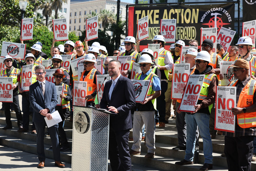 In Sacramento, District 17 Assemblymember Matt Haney stands up against fraud