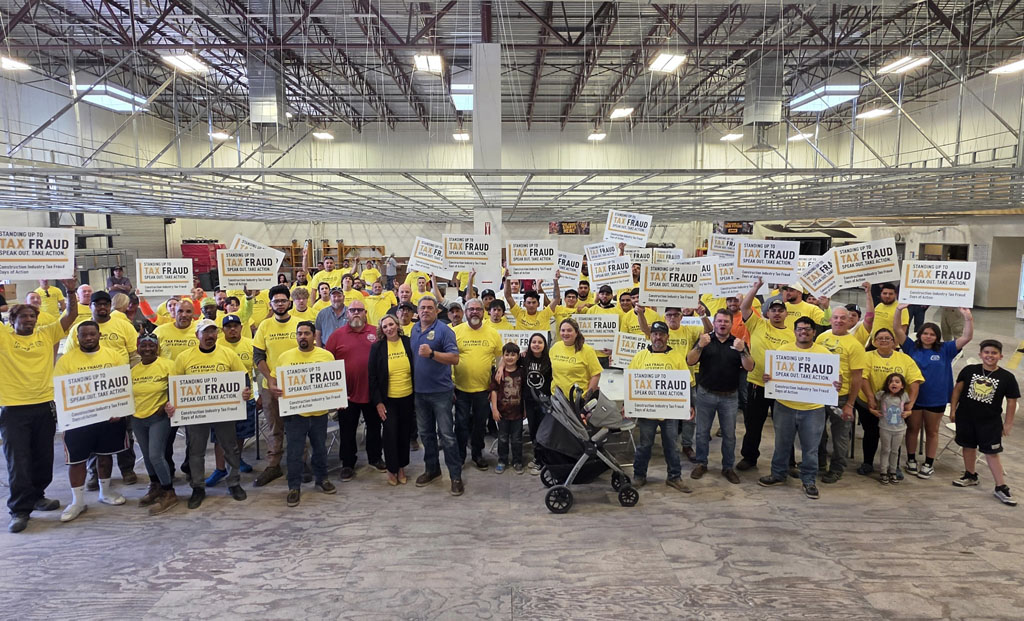Local 1977 members rally in Las Vegas