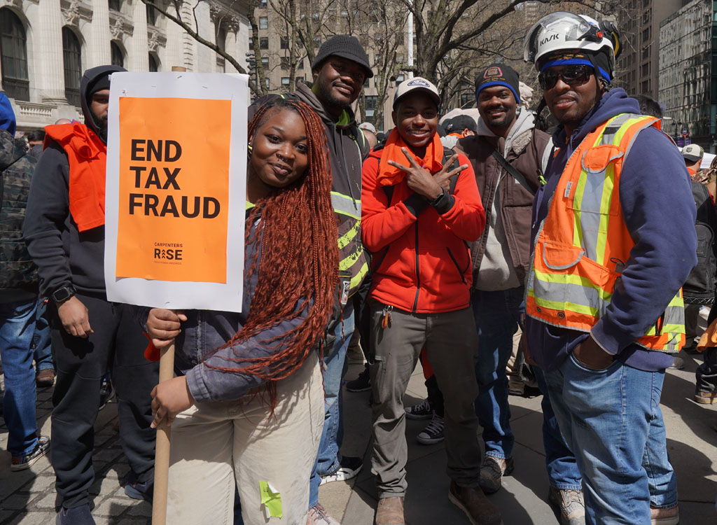 New York City District Council drew more than 2,000 members to midtown Manhattan